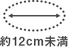 約12cm未満